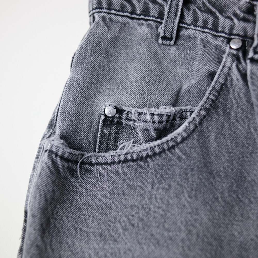 Vintage Levi's SilverTab Loose‎ Jeans 34x34 (31x32) Black Gray Y2K Baggy Skater - Picture 7 of 16